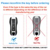 Leather Key Fob Cover Compatible with Boxster Cayenne Panamera Cayman