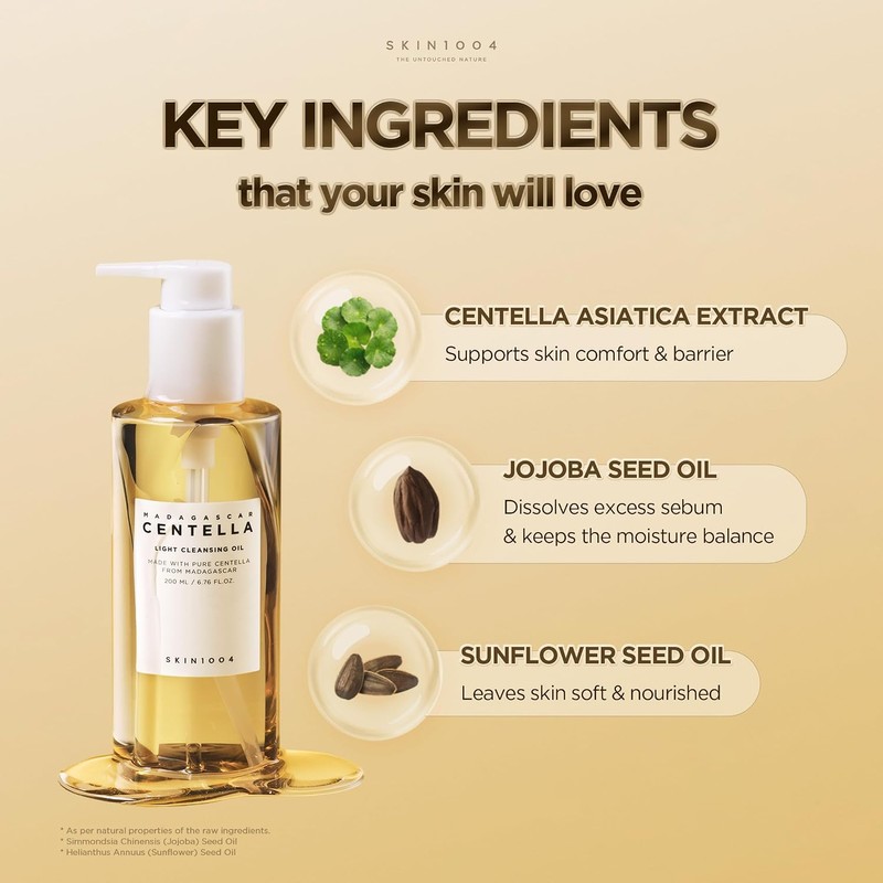 Madagascar Centella Light Cleansing Oil by Skin1004 for Women -