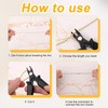 120in Ceiling Fan Pull Chain, 3mm Premium Metal Light Roller
