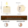 Elecphbo 6 Pack Remote Control LED Tea Lights, Rechargeable Flameless