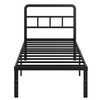 DiaOutro 16 Inch Twin XL Bed Frame with Headboard No