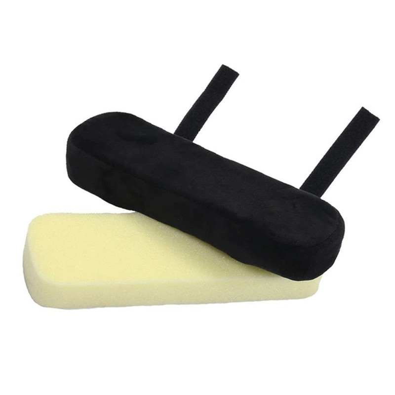 2Pc Memory Foam Armrest Cushions Support Elbow Arm Rest Cover