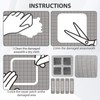 72 Pieces Fly Screen Repair Kit Fly Screen Repair Tape