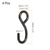 sourcing map Ratchet Strap S Hook Load 1102 Lbs 106mm