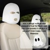 HhBdy Funny Car Accessories 2Pcs Funny Car Headrest Cover White