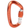 Mountaineering D Locking Carabiner Clips Alloy Heavy Duty Carabiner for