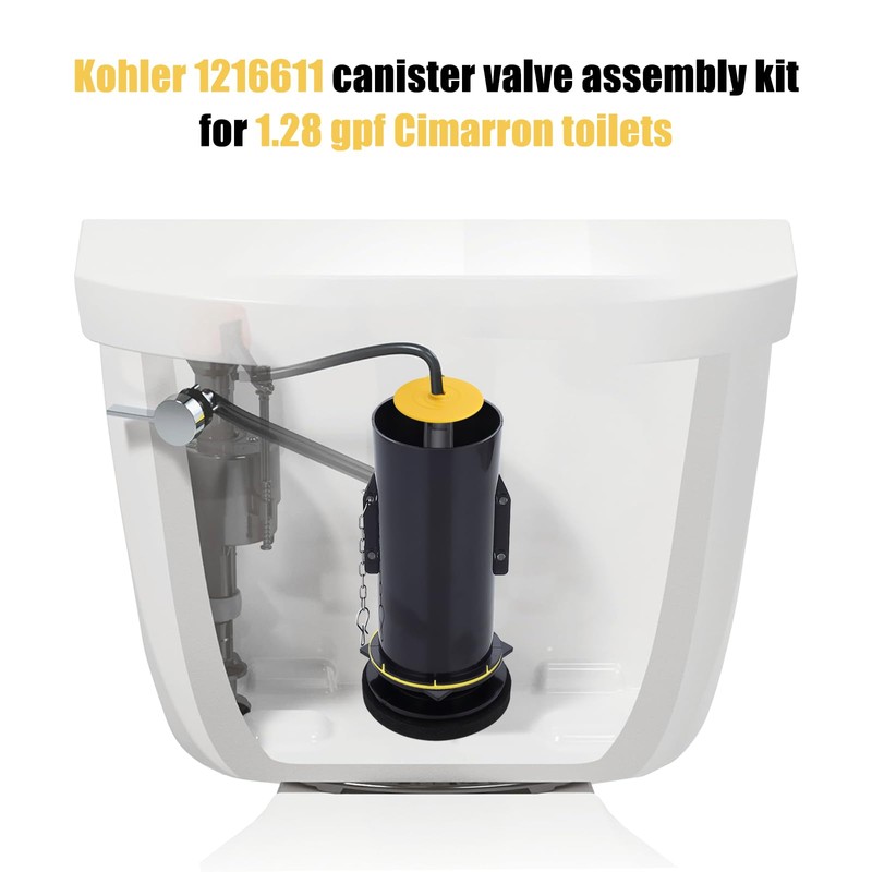 2" Canister Flush Valve Assembly Kit for Kohler 1216611 Compatible