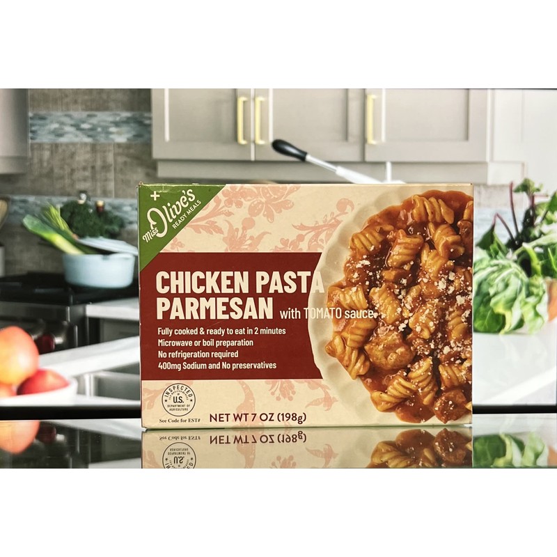 Miss Olives Chicken Pasta Parmesan with Tomato Sauce (Pack of