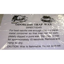 Economy White Trap Wax, 5 lb. Bar.