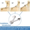 Lid Support Hinge, Pack of 2 Soft Close Lid Support