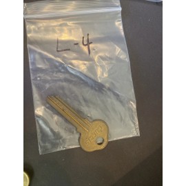 Curtis L-4 Blank Key Appx 2-1/4" Uncut New Old Stock