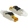 DeLOCK RJ45 Connector Feldkonfektionierbar Cat. 6 A Metal