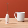 Bodum SCHIUMA Milchschäumer (Edelstahl, Batteriebetrieben) cremefarben
