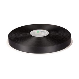 Fondersy 16mmX 91M Double Faced Satin Ribbon Black Polyester Ribbon for Gift Wrapping Wedding Decoration Floral Arrangement Crafts