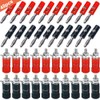 QitinDasen 40Pcs Premium 4mm Banana Plug Socket Connector Kit: 20Pcs