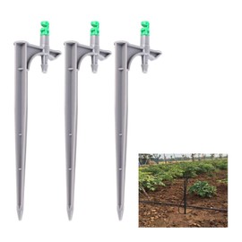 Xctopest Drip Irrigation Emitters, Irrigation Drippers Abs Watering Water Saving Easy to Install Not Easy to Be Broken Practical, Irrigation Dripper Sprinker Suitable for Lawns