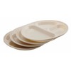 Captain Stag M-9517 BBQ Plate Set, Antibacterial Divider Plate, 8.3