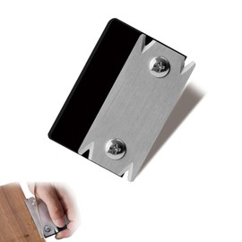 Veneer Edge Cutter with 1 Replacement Blade, Wooden Mini Hand Planer, Edge Cutter for Woodworking, Edge Banding Trimmer, Non-Slip Hand Planer for Furniture and Veneer Work (Black)