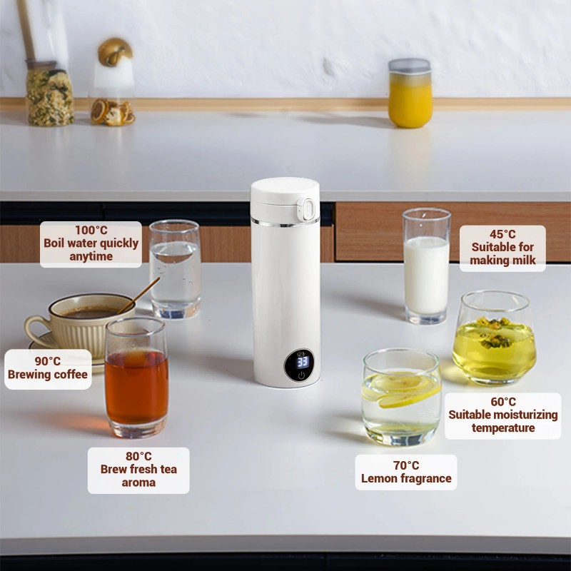Multi-purpose Electric Heating Cup for Autumn/Winter Camping and Home Use.