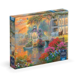 Buffalo Games - Sapphire Select - Abraham Hunter - Southern Charm - 1000 Piece Jigsaw Puzzle – Challenging & Fun – Blue Core Puzzle Board – Giftable Display Box - Full Size Poster Included
