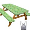 Picnic Table Cover with Bench Covers Camping Essentials Waterproof Windproof