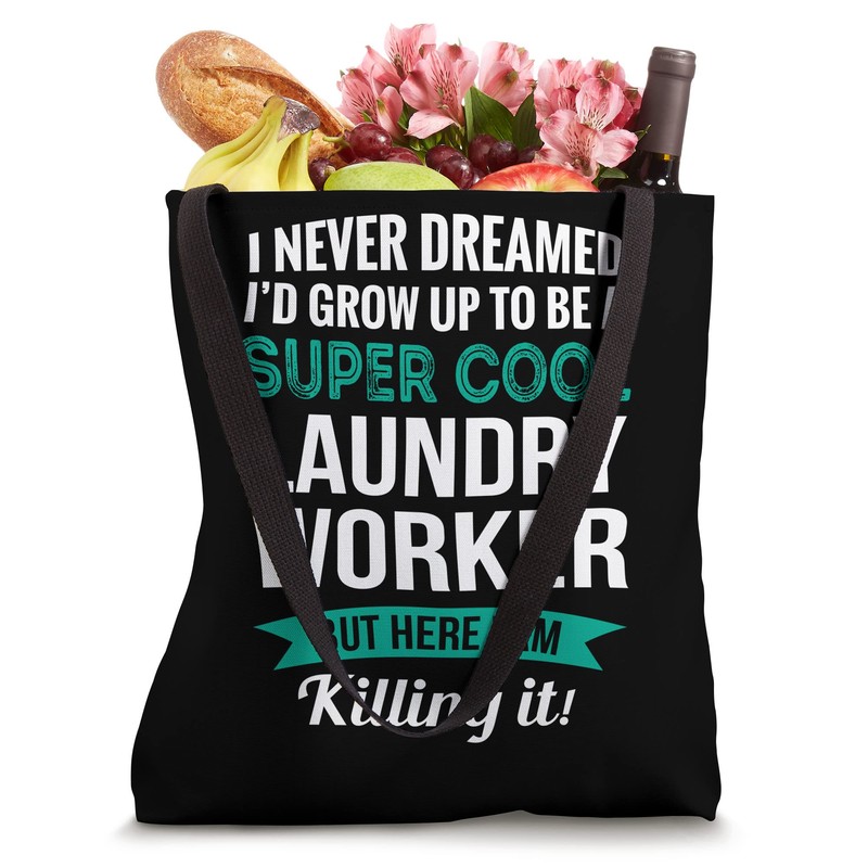 Funny Laundry Worker Tshirt Gift Appreciation Tote Bag