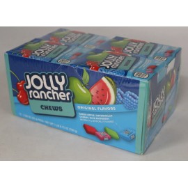 Jolly Rancher Chews Candy Original Fruit Flavors Chewy Bulk 12 Count Boxes
