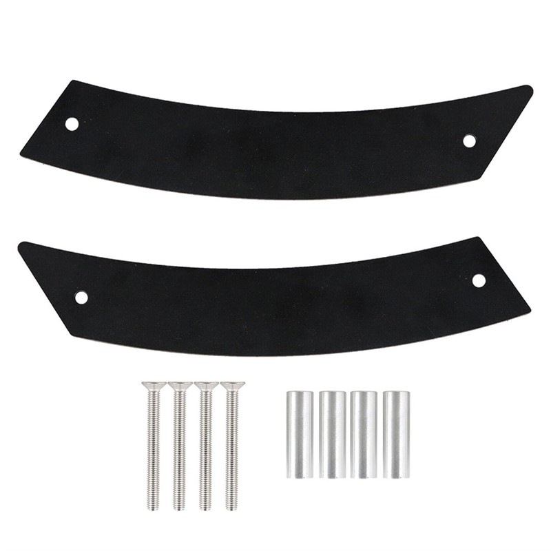 SEBLAFF Black Metal Left and Right Pair of Interior Door