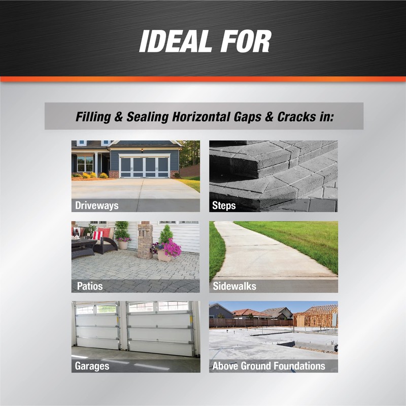 DAP AMP Concrete Sealant, Gray, 9 Oz (7079800764)