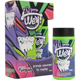 Q Prro Polvo Texturizador, Cera En Polvo, Wax Powder 20g, Fijación Fuerte, para Cabello Seco, Agarre Instantáneo, Volumen Increíble, Elevación de Raíces, Acabado Mate, Sujeción Intensa. Hecho En Turquía