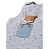 Vertbaudet Sleeveless baby sleeping bag, fox, grey mixed