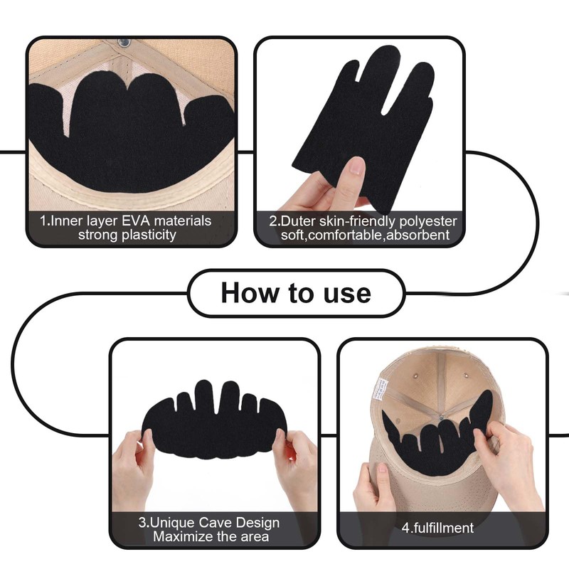 oruola 15pcs Hat Shaper Insert,Cap Shaper,Cap Protector with Unique Cave