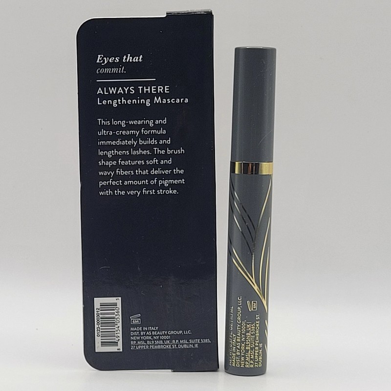 Laura Geller ALWAYS THERE Lengthening BLACK Mascara .37 oz /