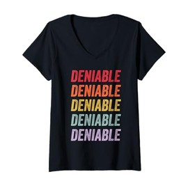 Womens Deniable V-Neck T-Shirt