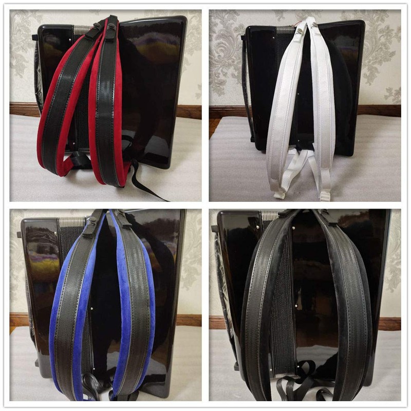 Accordion Shoulder Straps 4 Colours Adjustable Accordion for 16-120 Bass,
