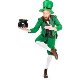 SP12919 Leprechaun Holding Pot of Gold Cardboard Cutout Standee Standup