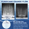 9 Inch High Pressure Rain Shower Head - Stainless Steel