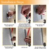 Floor Rubber Transition Strip Self Adhesive Carpet to Tile Transition