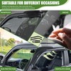 Qyebbk Window Visors Rain Guards for 2010-2022 Toyota 4Runner, Side