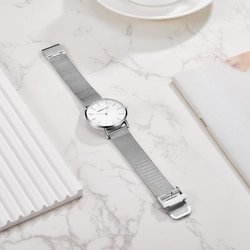 Garrulax Women's Ultra Thin Case Analogue Quartz Watch 36 mm,