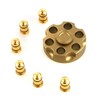 HERSE Revolver Bullets Brass Fidget Spinner