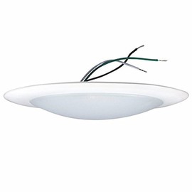 Nora Lighting 5000K NLOPAC-R650950AW - 15 Watt LED 6" Surface Mount AC Opal - 1,050 Lumens - 120V - White