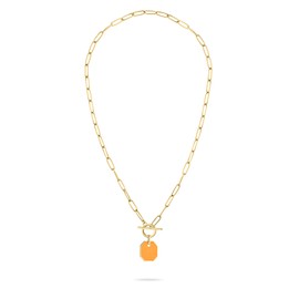 Liebeskind Berlin Necklace 45 cm Stainless Steel with T-Bar Clasp, Stainless Steel, none