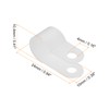 Rebower R-Type Cable Clips Fasteners Electrical Clips for Wire Cable