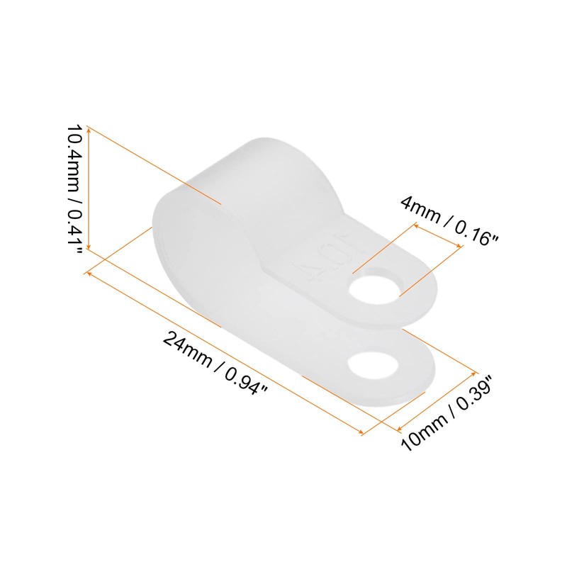 Rebower R-Type Cable Clips Fasteners Electrical Clips for Wire Cable
