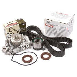 Mizumo Auto MA-4216961449 Timing Belt Kit NPW Water Pump Compatible With/For 88-95 Honda Civic Del Sol CRX 1.5L SOHC D15B