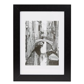 Hampton Frames KENT Paperwrap Poster Photo Display Frame Glass Black A4 (21x30cm) KENTA4GL