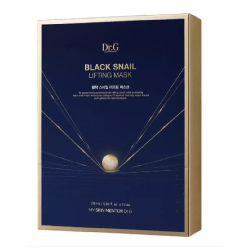 Dr.G 닥터지 블랙 스네일 마스크팩 탄력팩 영양 10개입 BNS Dr.