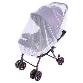 Fdit 150cm Mosquitera para Cochecito de Bebé Niños Carro de Bebé Mosquitera Grande Red Antiinsectos Universal Cubierta Completa de Insectos y Mosquitos(Blanco)