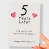 Postcard Prints - 5th Wedding Anniversary Card For Wife Anniversary